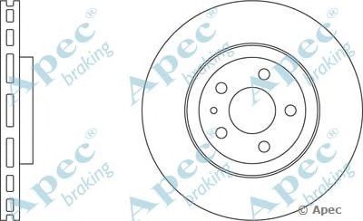 APEC BRAKING dsk696 -  Тормозной диск